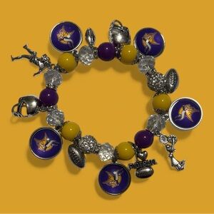 NFL Minnesota Vikings Charm Bracelet